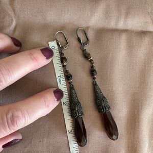 Vintage Art Deco 1930-40’s long earrings